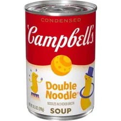 Campbell's Condensed Kids Double Noodle Soup, 10.5 oz Can