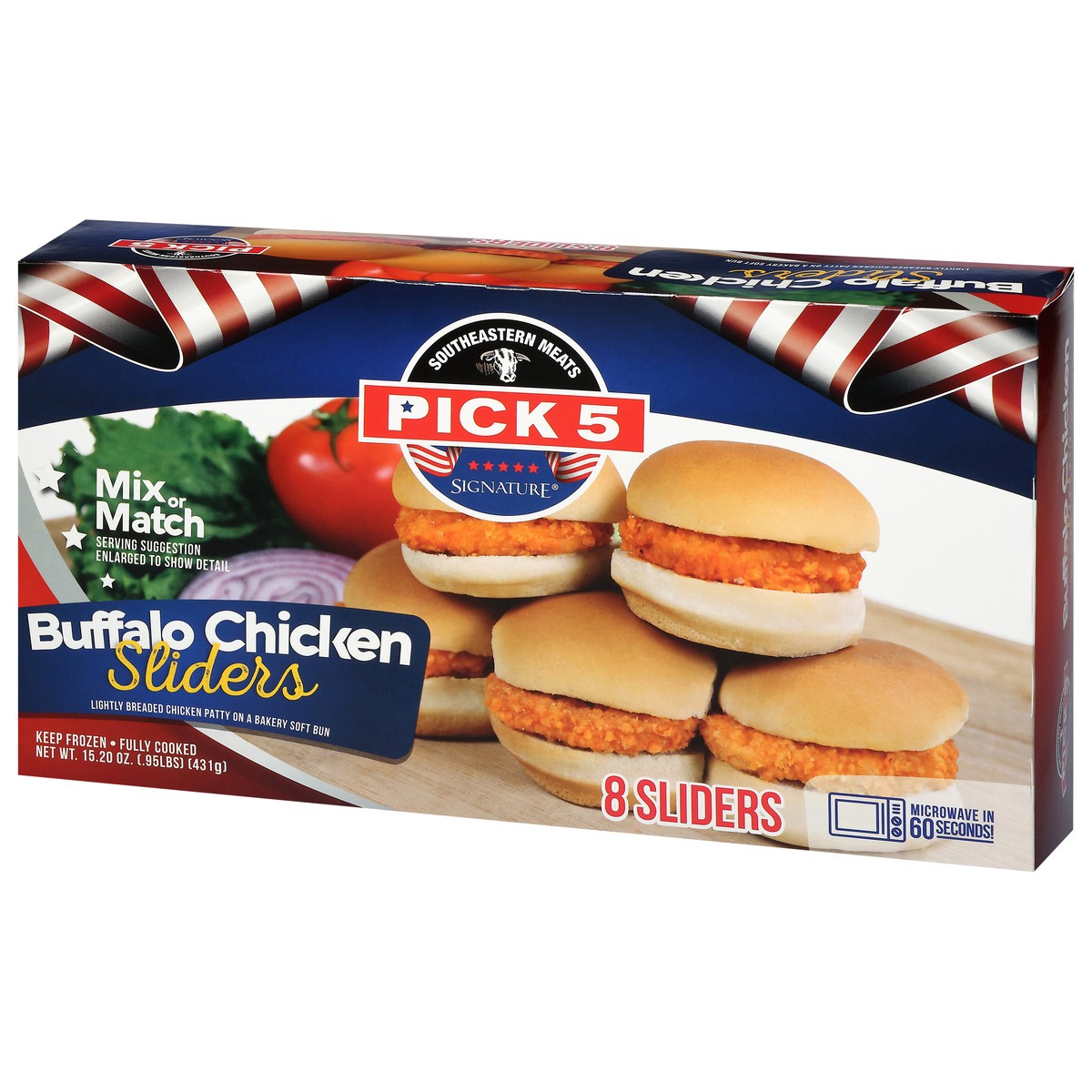 slide 2 of 4, Pick 5 Signature Buffalo Chicken Sliders 8 Each, 8 ct