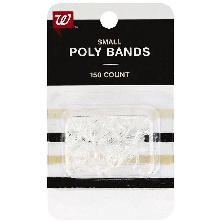 slide 1 of 1, Walgreens Beauty Small Poly Bands, 150 ct