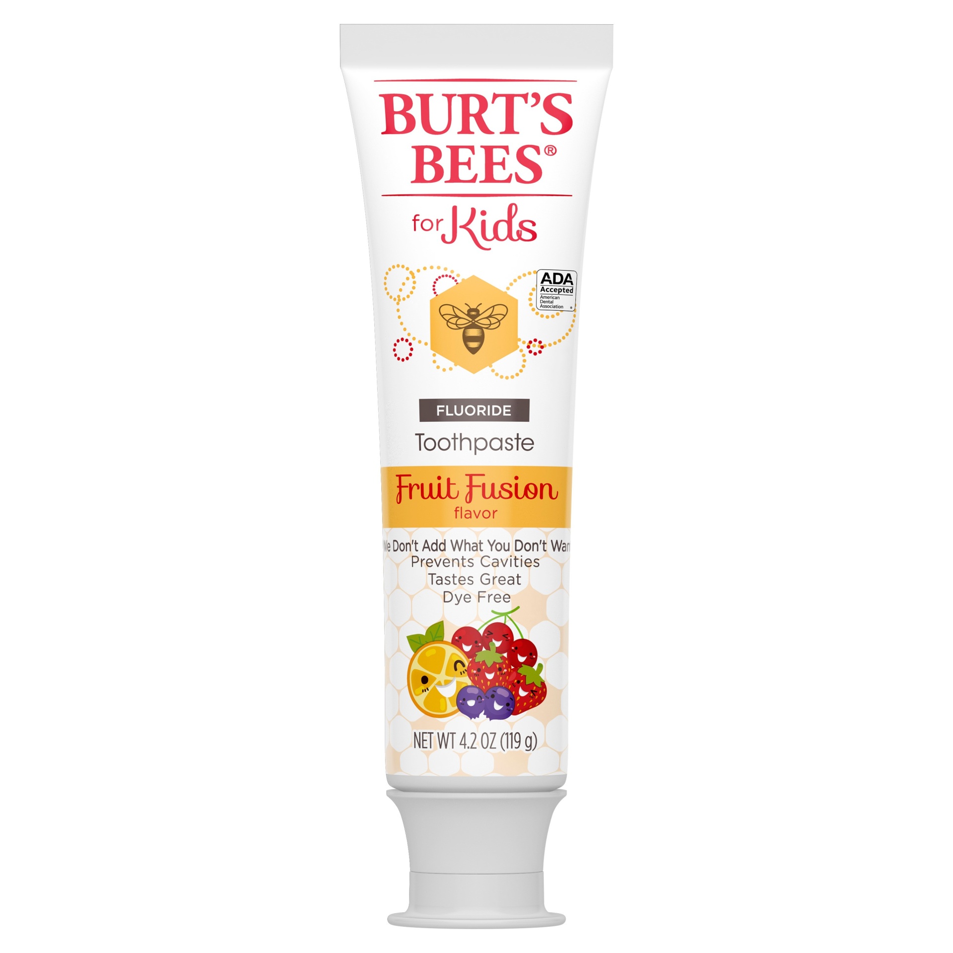 Burt's Bees For Kids Fruit Fusion Flavor Fluoride Toothpaste 4.2 oz Shipt