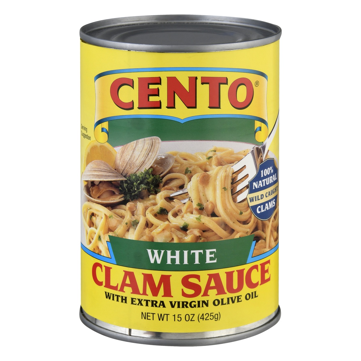 slide 1 of 1, Cento White Clam Sauce In Extra Virgin Olive Oil, 15 oz