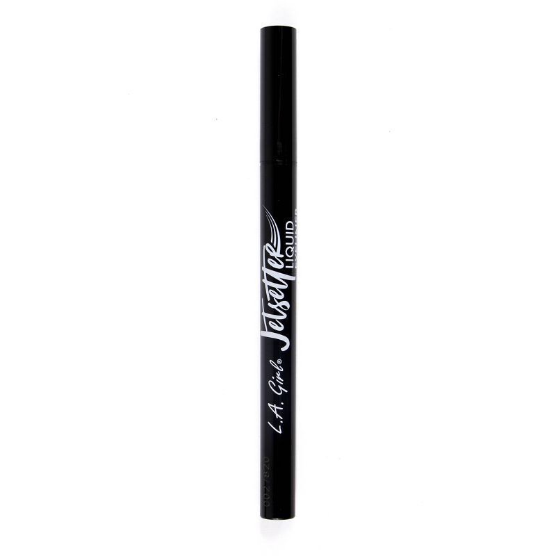 slide 4 of 4, L.A. Girl Brush Jetsetter Liquid Eyeliner - Black - 0.034 fl oz, 1 ct