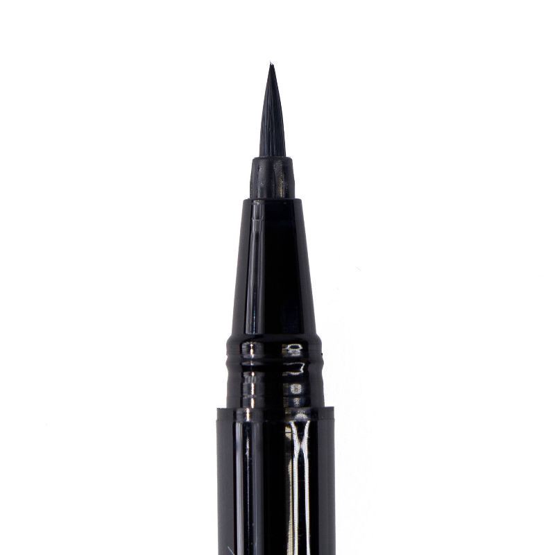 slide 3 of 4, L.A. Girl Brush Jetsetter Liquid Eyeliner - Black - 0.034 fl oz, 1 ct