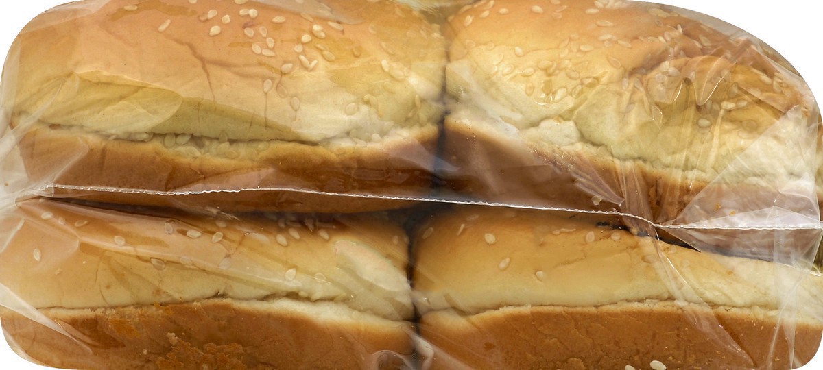 slide 13 of 13, Village Hearth Old Fashioned Sesame Hamburger Buns 15 oz, 15 oz