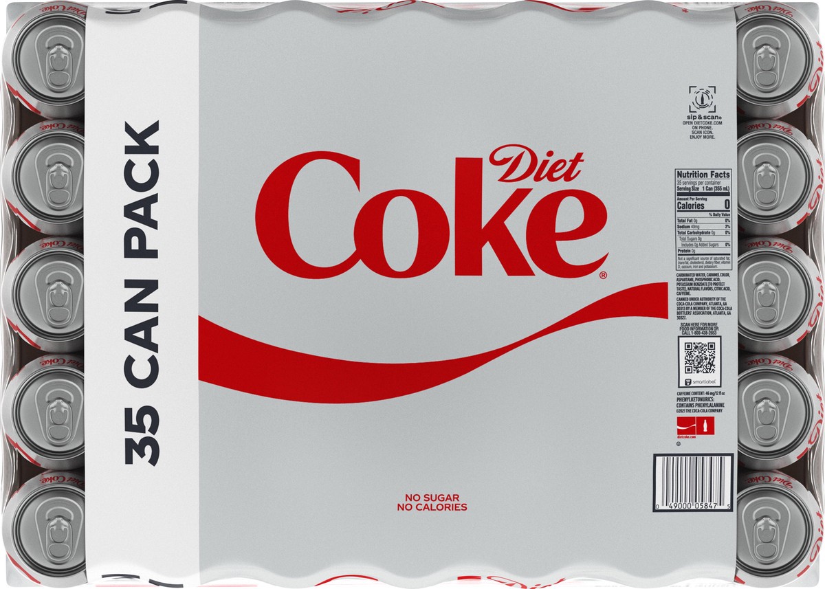 slide 8 of 8, Diet Coke Diet Cola - 35 ct, 35 ct