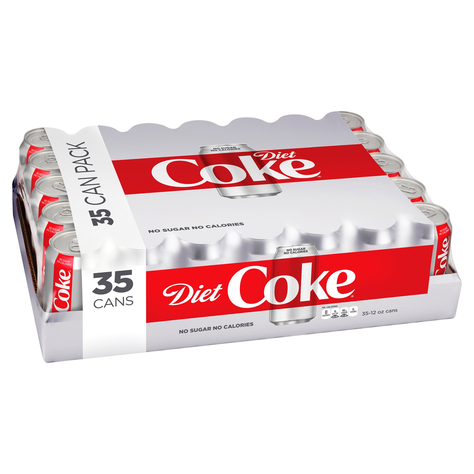 slide 1 of 2, Diet Coke, 35 ct; 12 fl oz