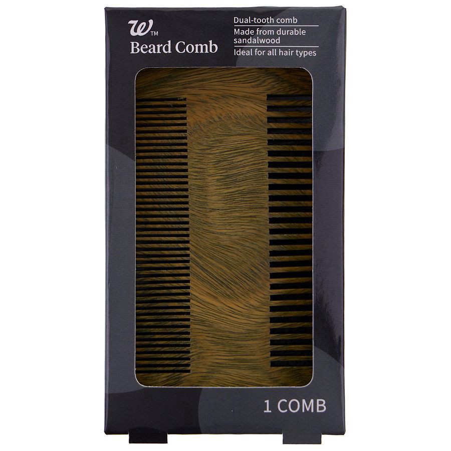 slide 1 of 2, Walgreens Beard Comb, 1 ct