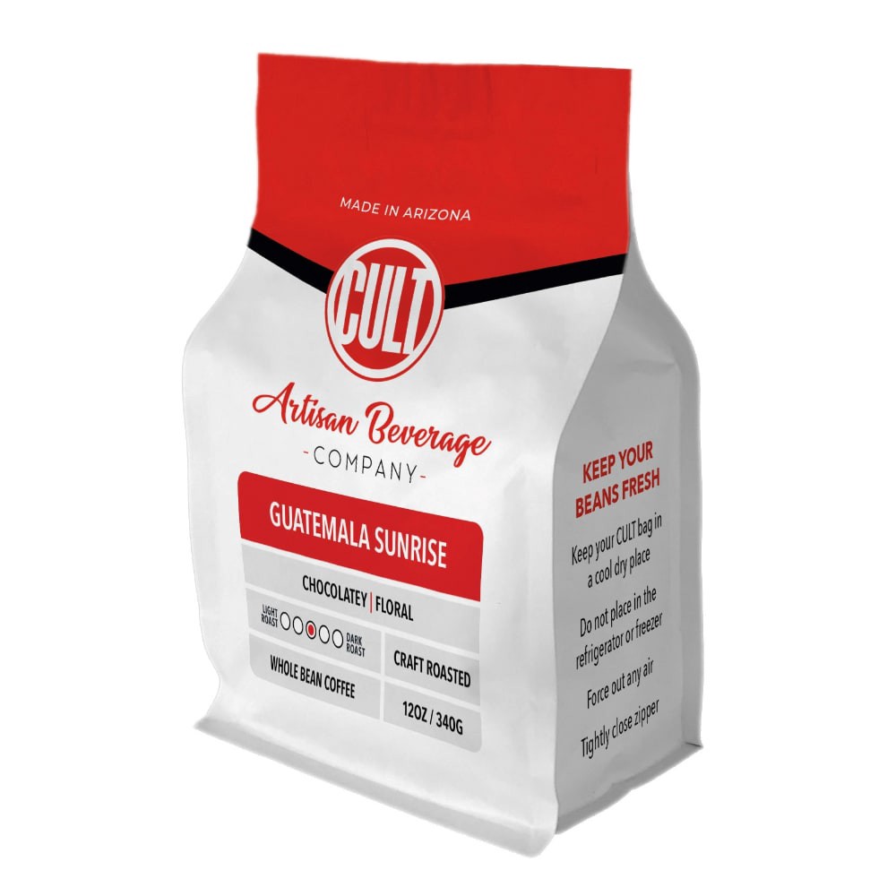 slide 1 of 4, Cult Guatemala Sunrise Whole Bean Coffee - 12 oz, 12 oz