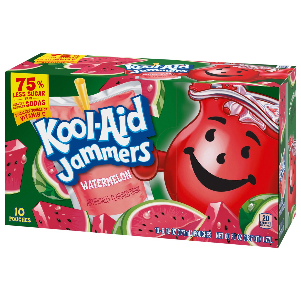 slide 3 of 9, Kool-Aid Jammers Watermelon Juice Drinks, 60 fl oz