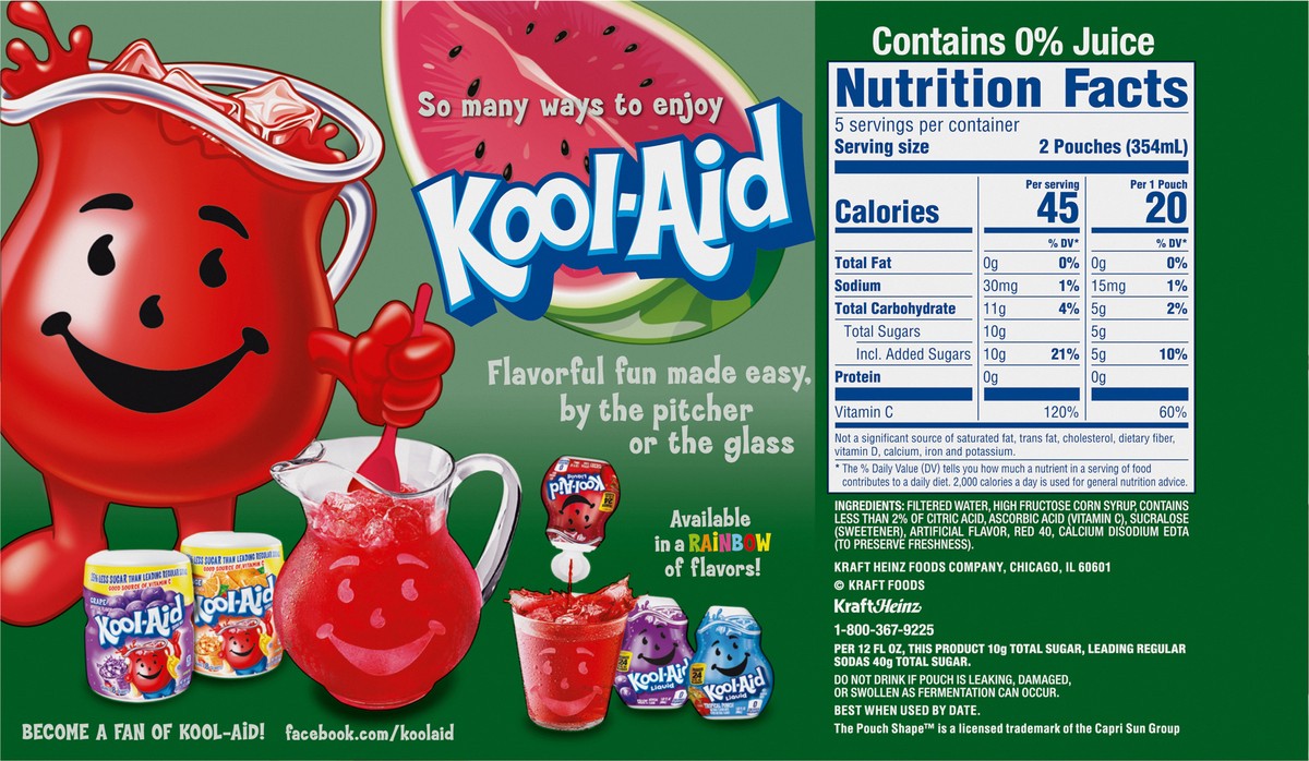 slide 8 of 9, Kool-Aid Jammers Watermelon Juice Drinks, 60 fl oz