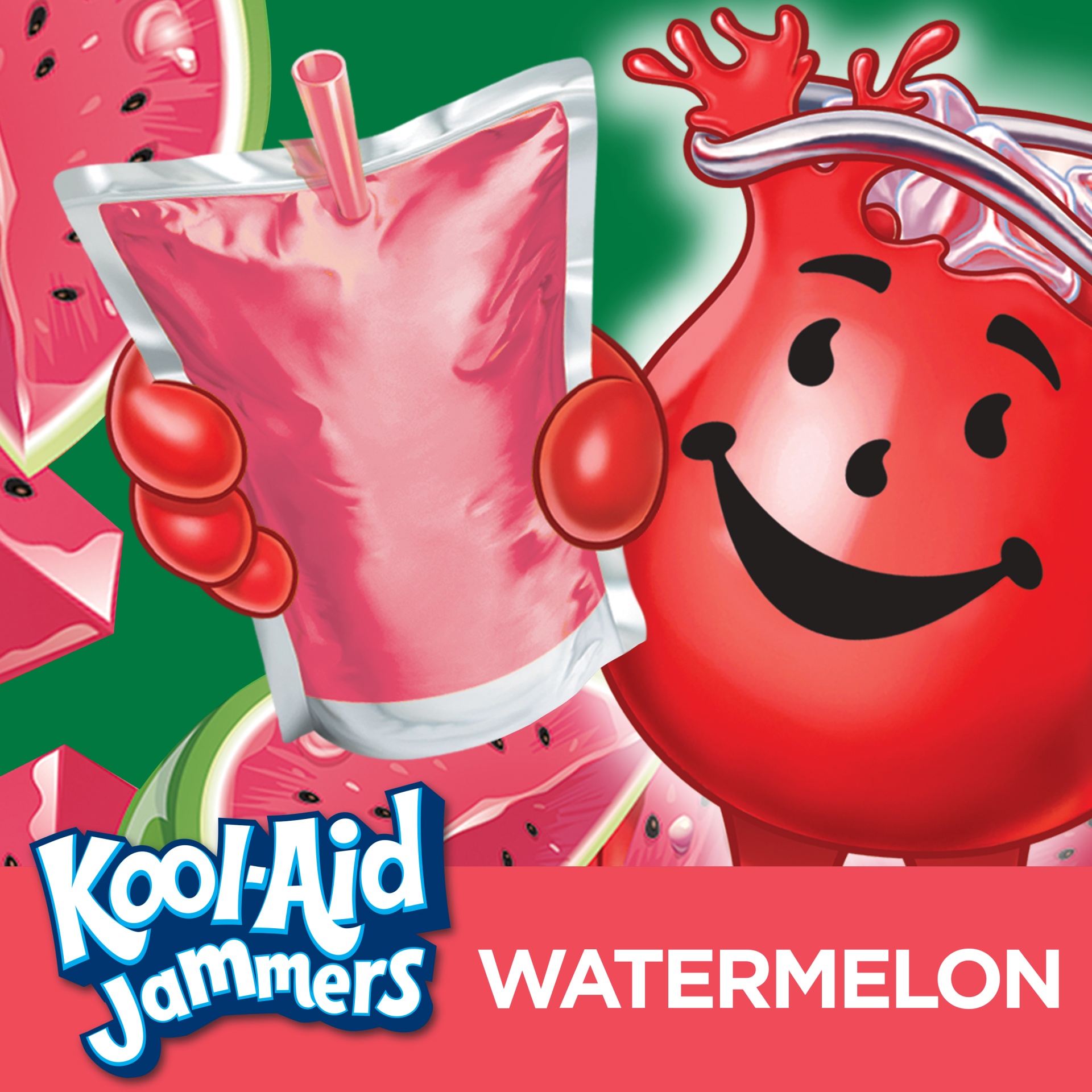 slide 6 of 11, Kool-Aid Jammers Watermelon Artificially Flavored Soft Drink, 60 fl oz