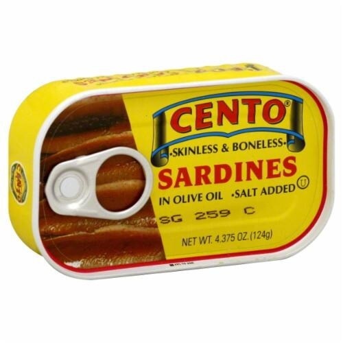 slide 1 of 1, Cento Boneless Sardines, 4.38 oz