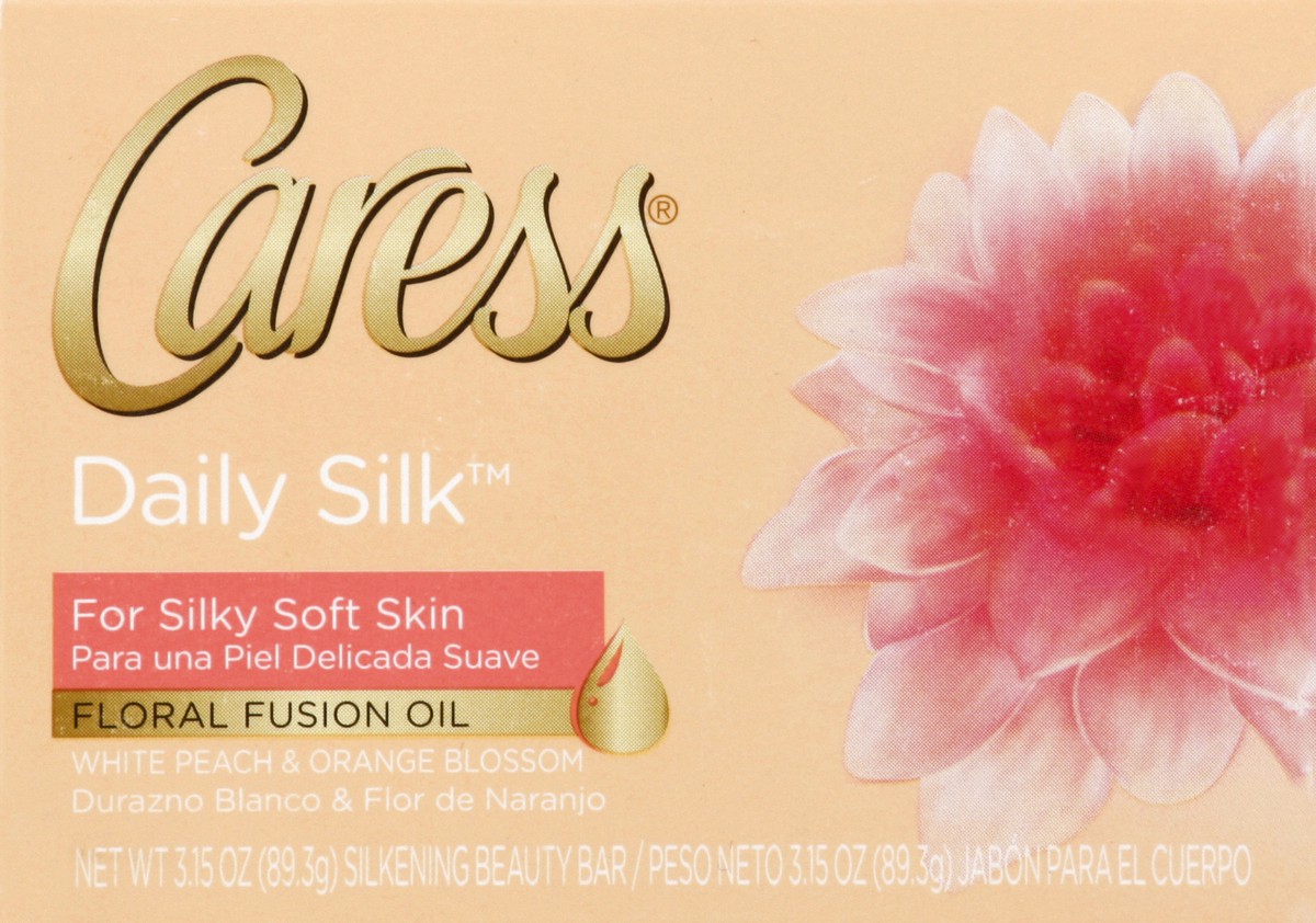 slide 5 of 7, Caress Beauty Bar Soap Daily Silk, 3.15 oz, 3.15 oz