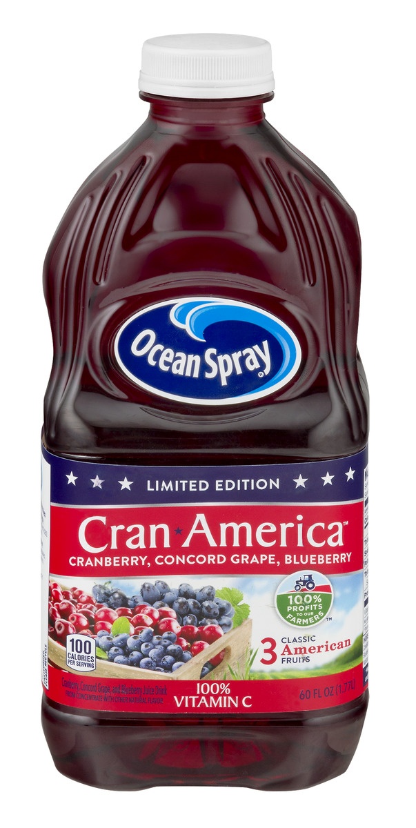 slide 1 of 3, Ocean Spray Cran America Juice Drink, 60 fl oz