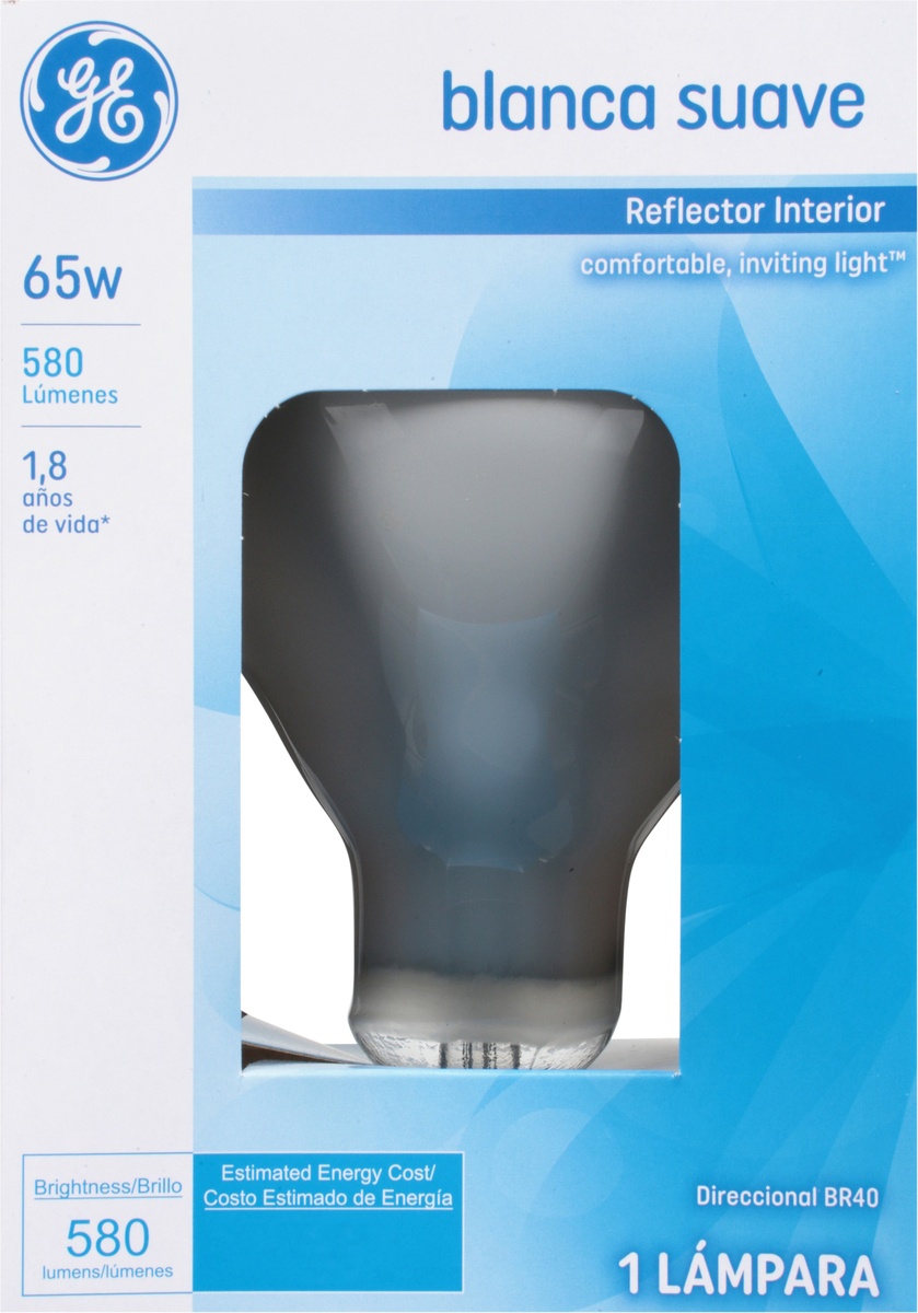 slide 4 of 12, GE Indoor Floodlight Soft White 65 Watts Light Bulb 1 ea, 1 ct