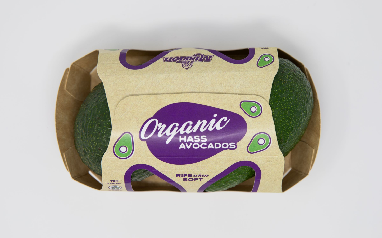 slide 2 of 2, Organic Avocados, Large, 2 Ct, 2 ct