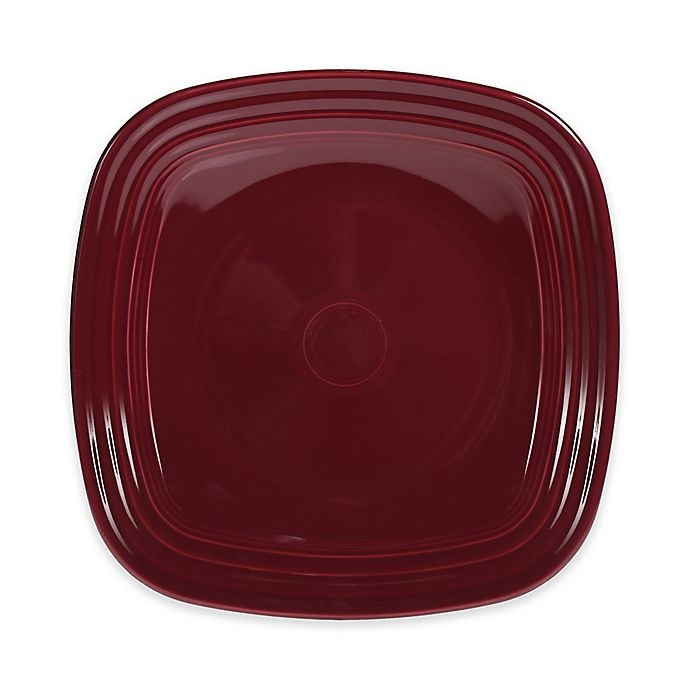 slide 1 of 1, Fiesta Square Luncheon Plate - Claret, 1 ct