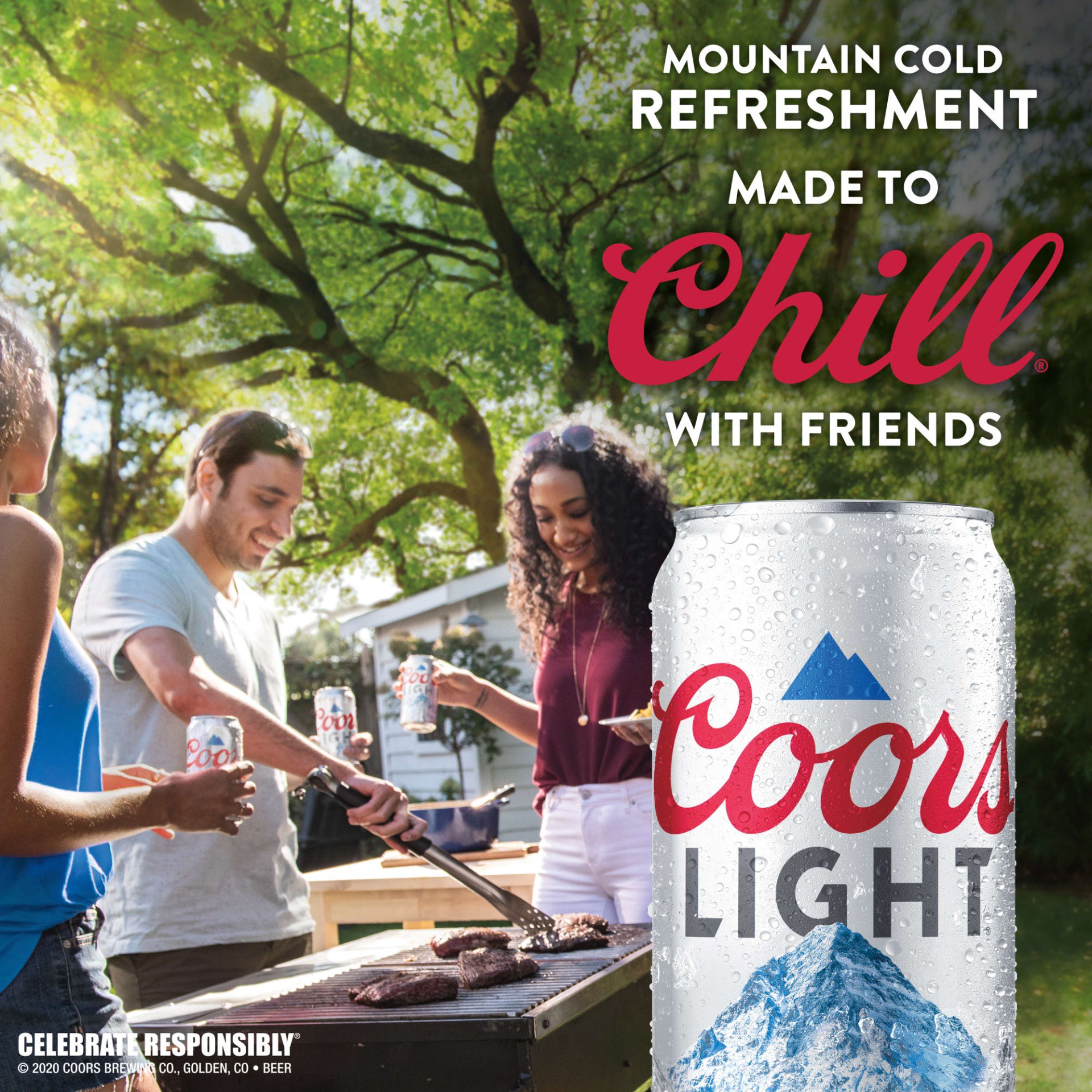 slide 3 of 5, Coors Crisp, clean and refreshing, Coors Light is an American-style light lager beer. This light beer has 4.2% ABV, 102 calories and 5 grams of carbs per 12-ounce serving., 288 oz