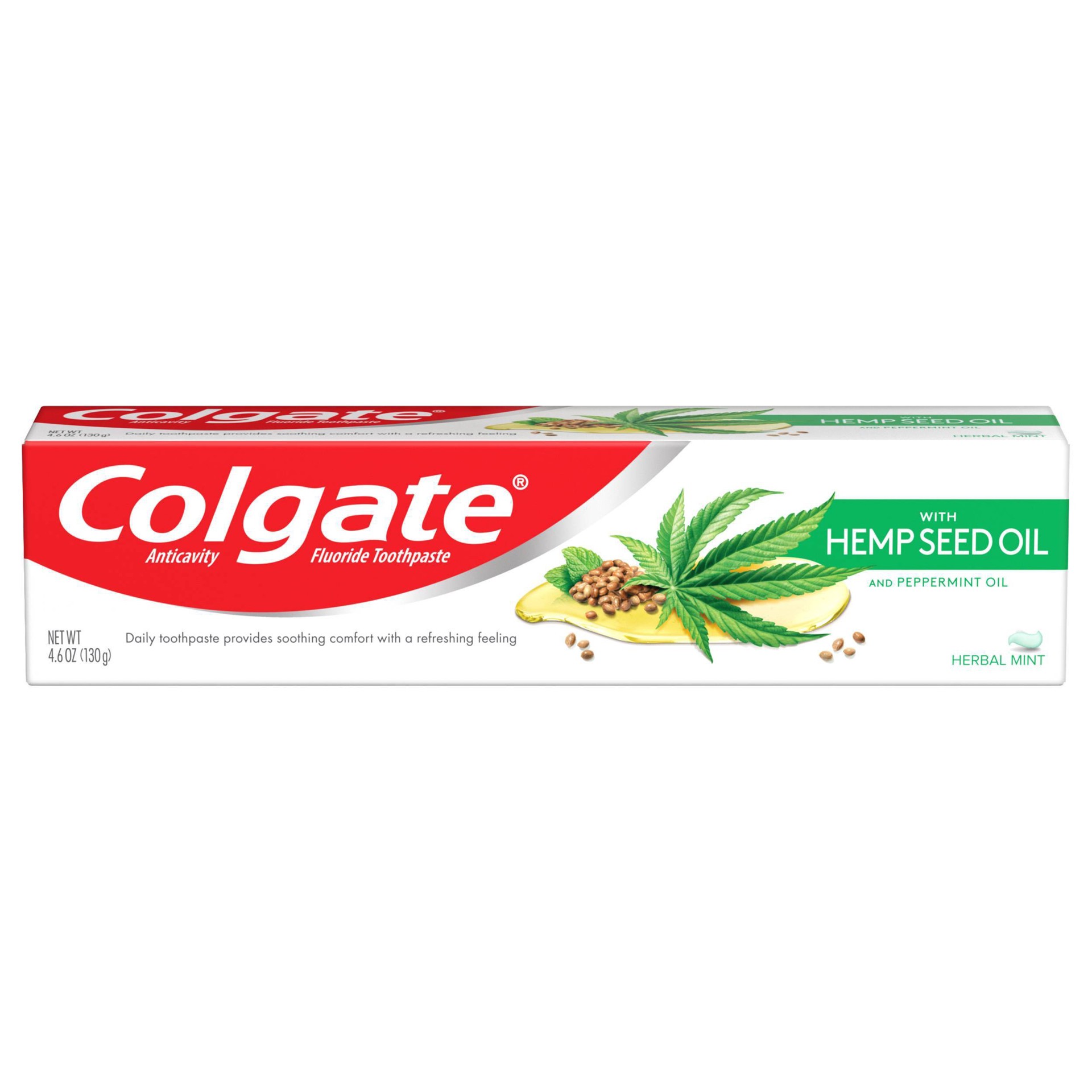 slide 1 of 6, Colgate with Hemp Seed Oil Toothpaste - Herbal Mint Flavor, 4.6 oz