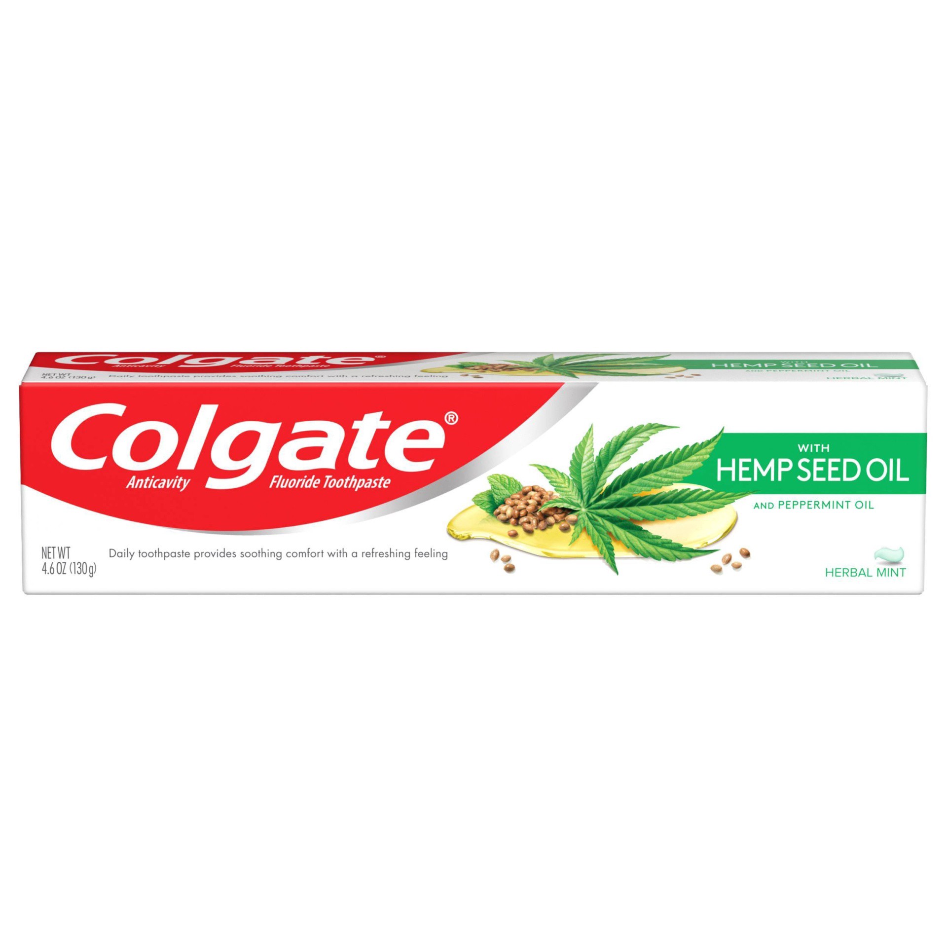slide 1 of 4, Colgate with Hemp Seed Oil Toothpaste - Herbal Mint Flavor, 4.6 oz
