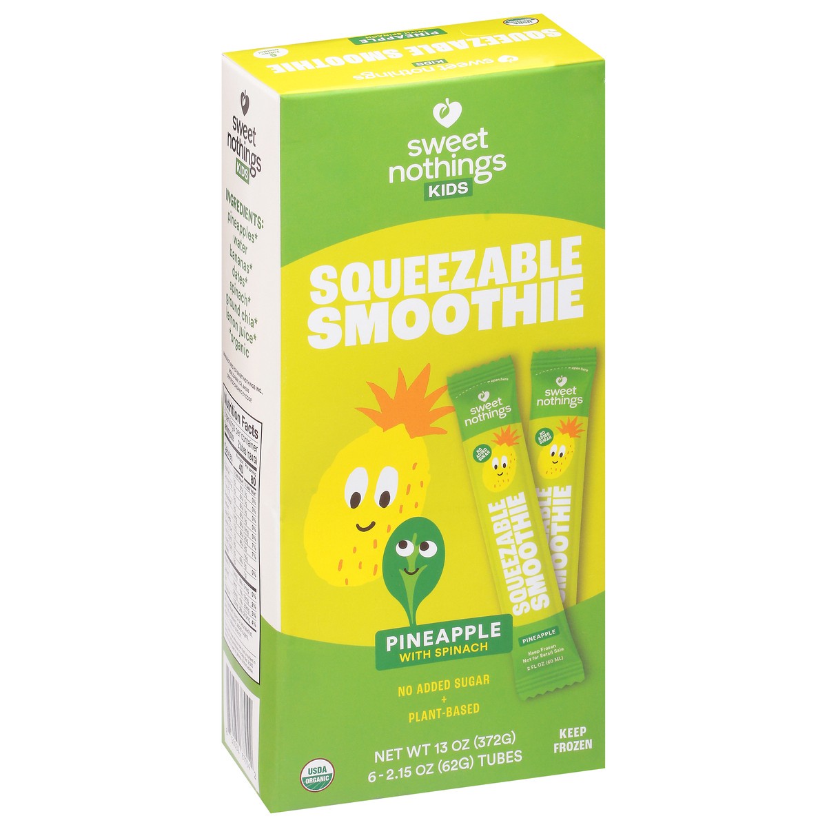 slide 6 of 13, Sweet Nothings Smoothie Pnapl Spinach- 12 oz, 