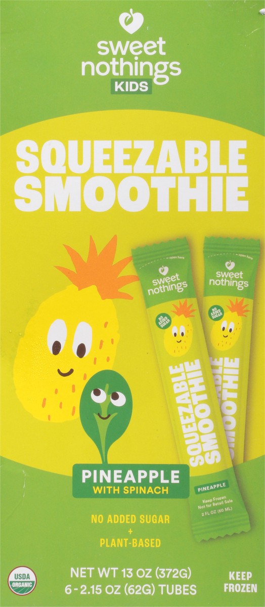 slide 9 of 13, Sweet Nothings Smoothie Pnapl Spinach- 12 oz, 