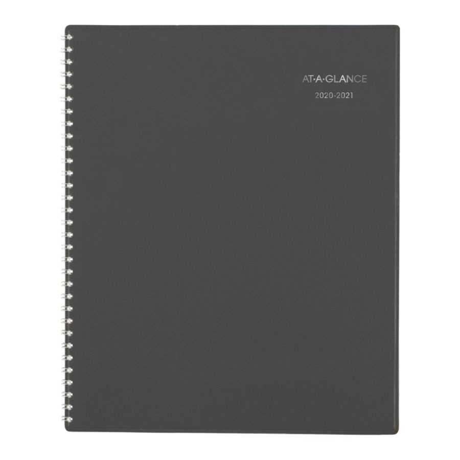 slide 8 of 10, At-A-Glance Dayminder Academic Weekly/Monthly Planner, 5'' X 8'', Charcoal, July 2020 To June 2021, Ayc20045, 1 ct