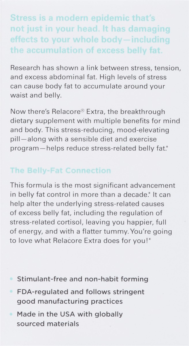 slide 9 of 9, Relacore Belly Fat 90 Tablets, 90 ct