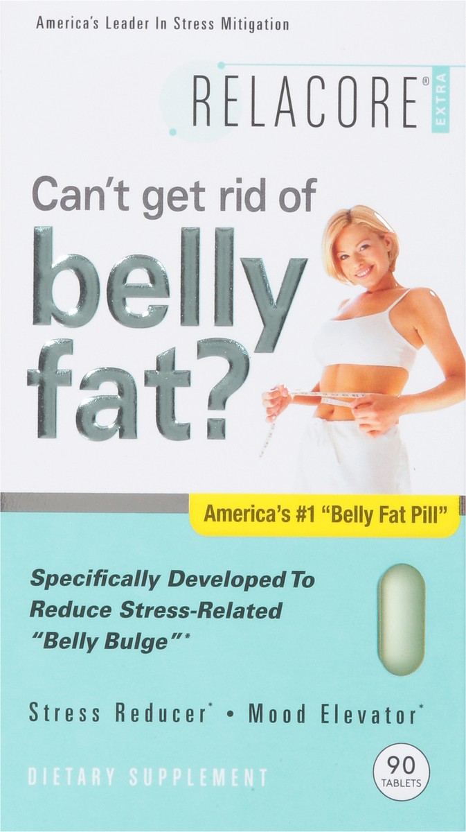 slide 5 of 9, Relacore Belly Fat 90 Tablets, 90 ct