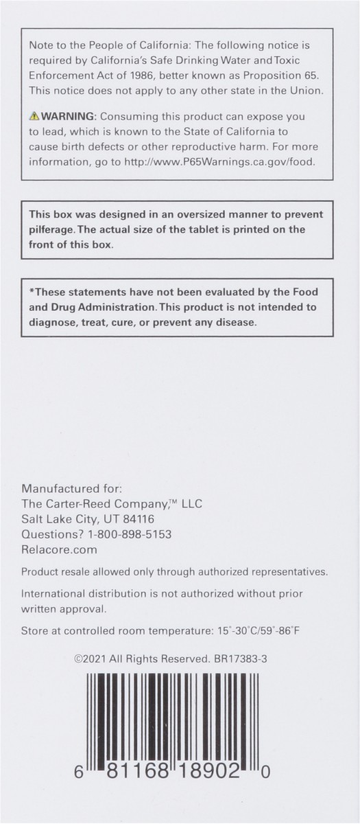 slide 8 of 9, Relacore Belly Fat 90 Tablets, 90 ct