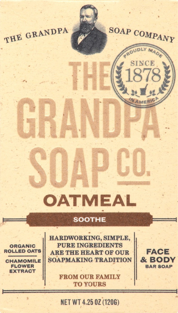 slide 8 of 9, The Grandpa Soap Co. Soothe Oatmeal Chamomile Extract Soap 4.25 oz, 4.25 oz