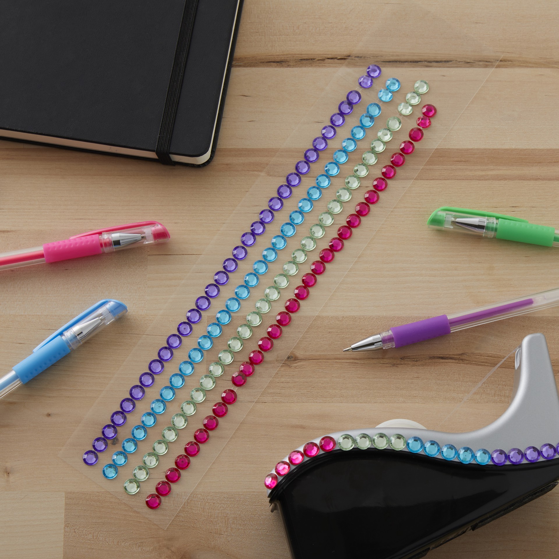 slide 2 of 4, Bright Rhinestone Borders By Recollections, includes 4 ct