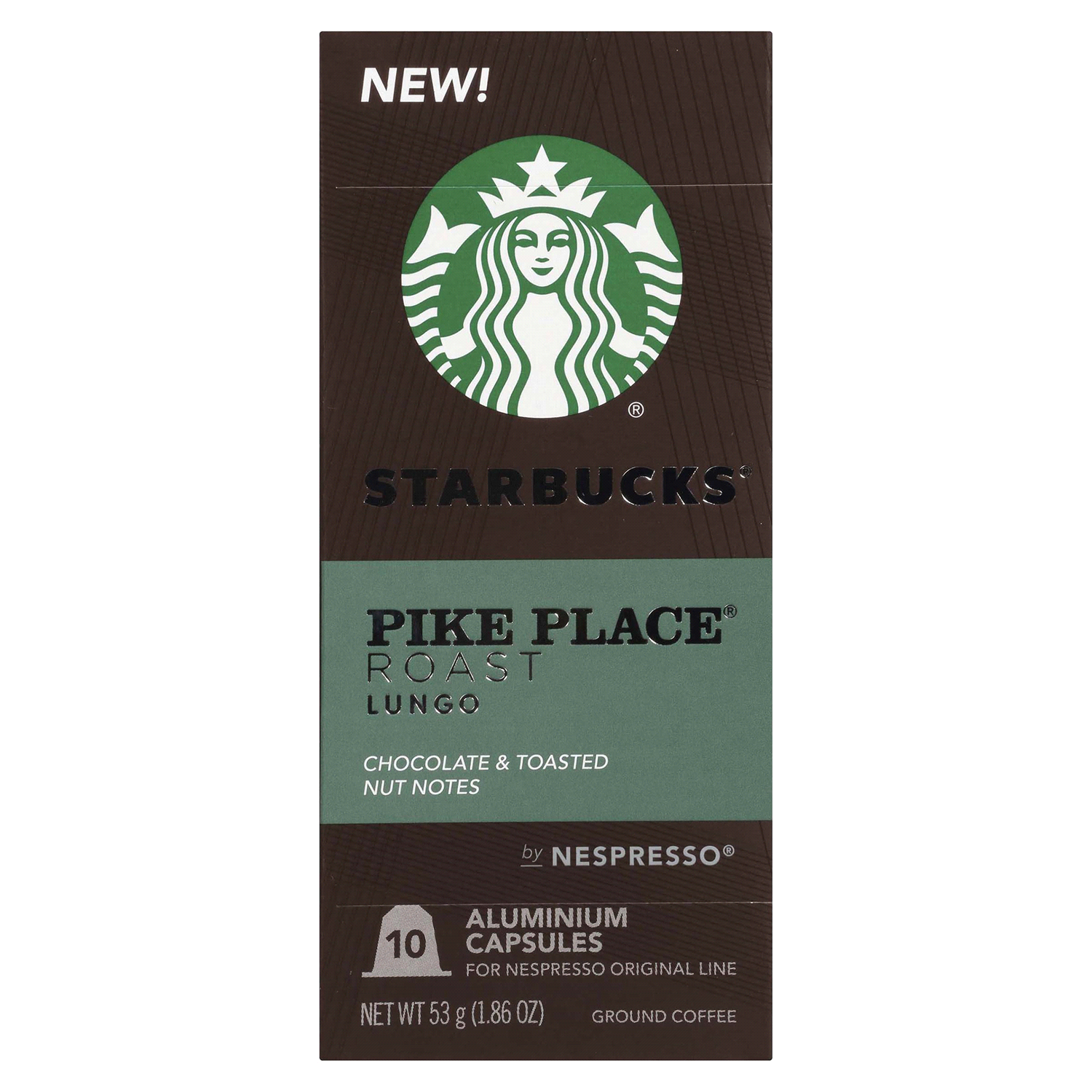 slide 1 of 2, Starbucks Coffee Nespresso Pike Place - 10 ct, 10 ct