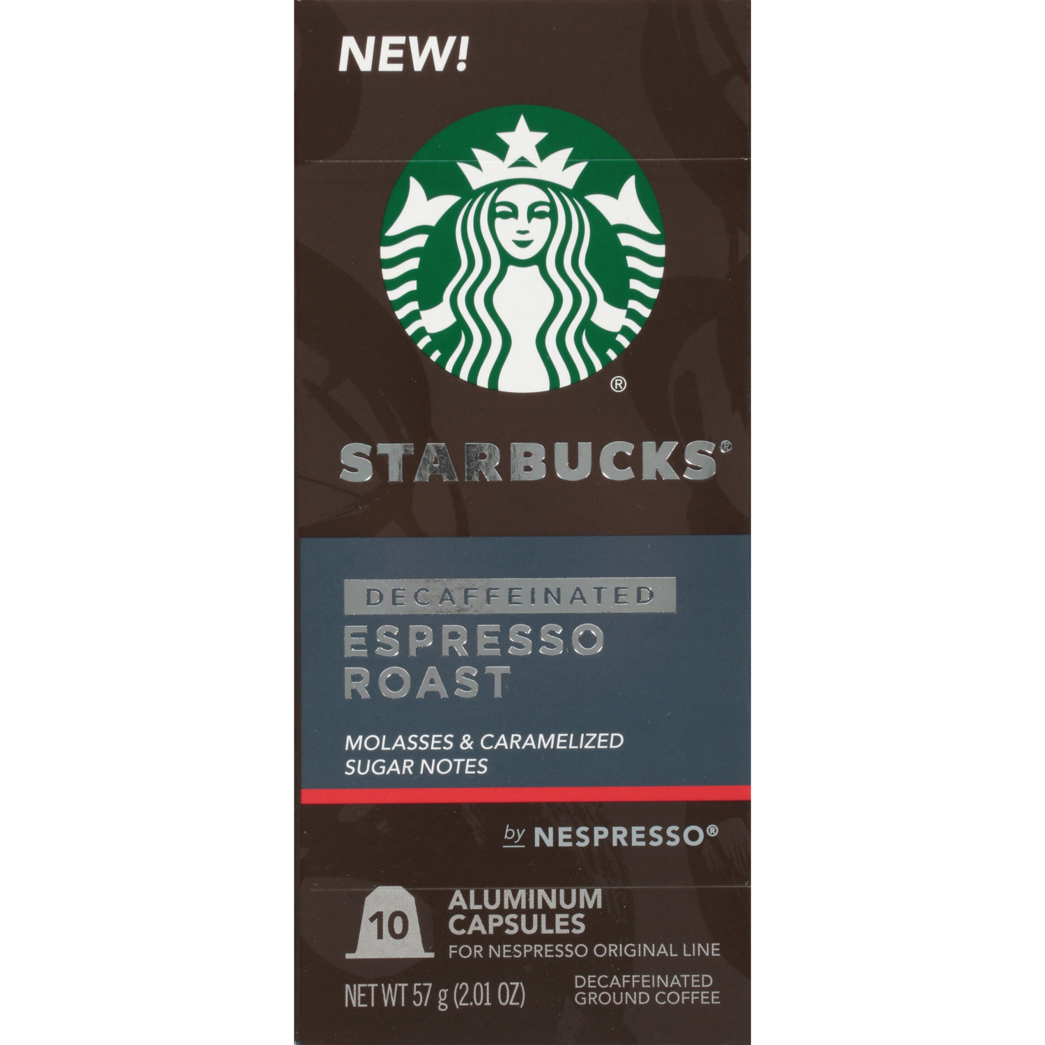 slide 1 of 2, Starbucks Nespresso Decaf Espresso 10ct, 10 ct