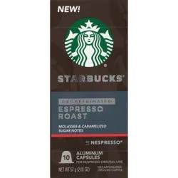 Starbucks Nespresso Decaf Espresso 10ct