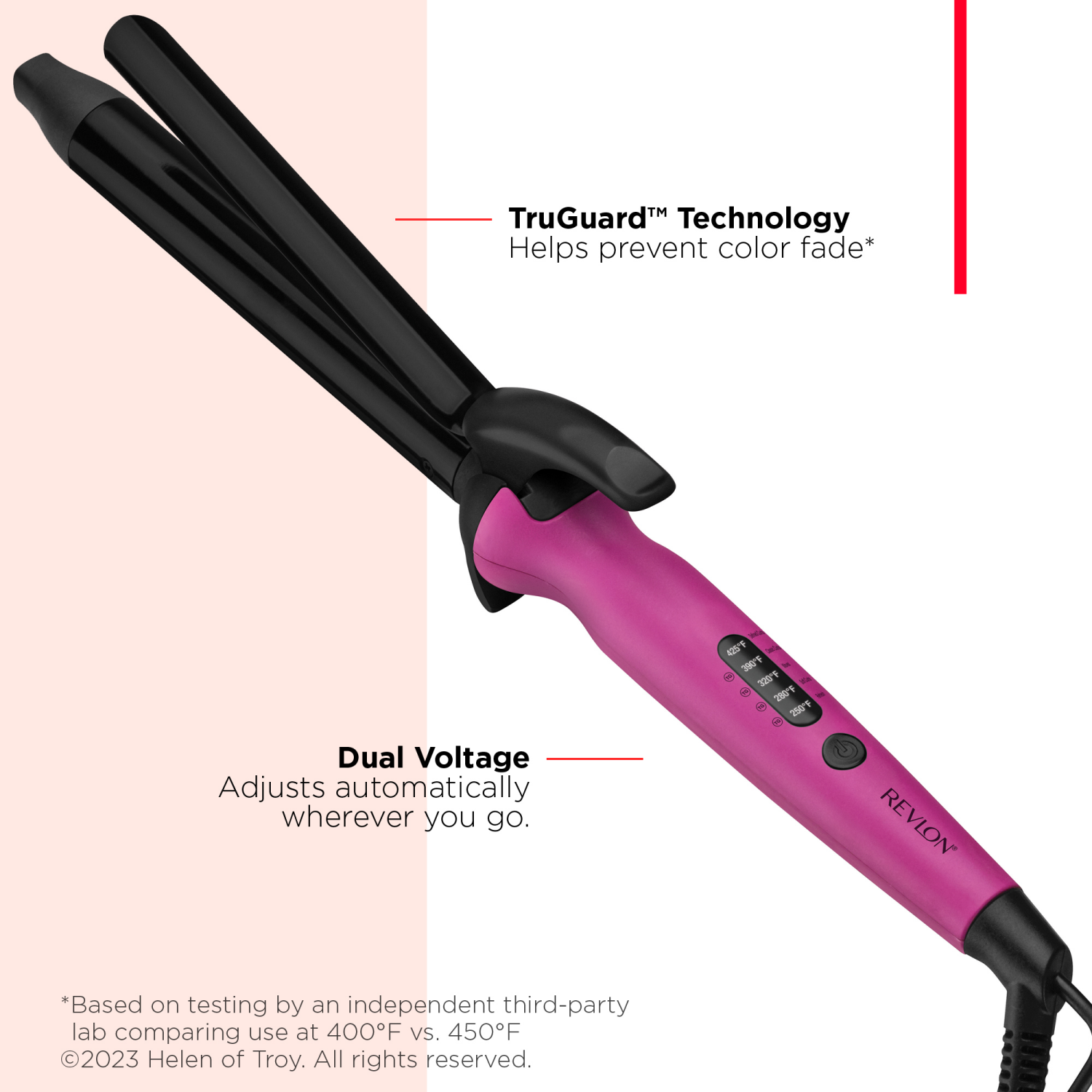 slide 4 of 5, Revlon Easy Heat Precision Hair Curling Iron - 1", 1 ct