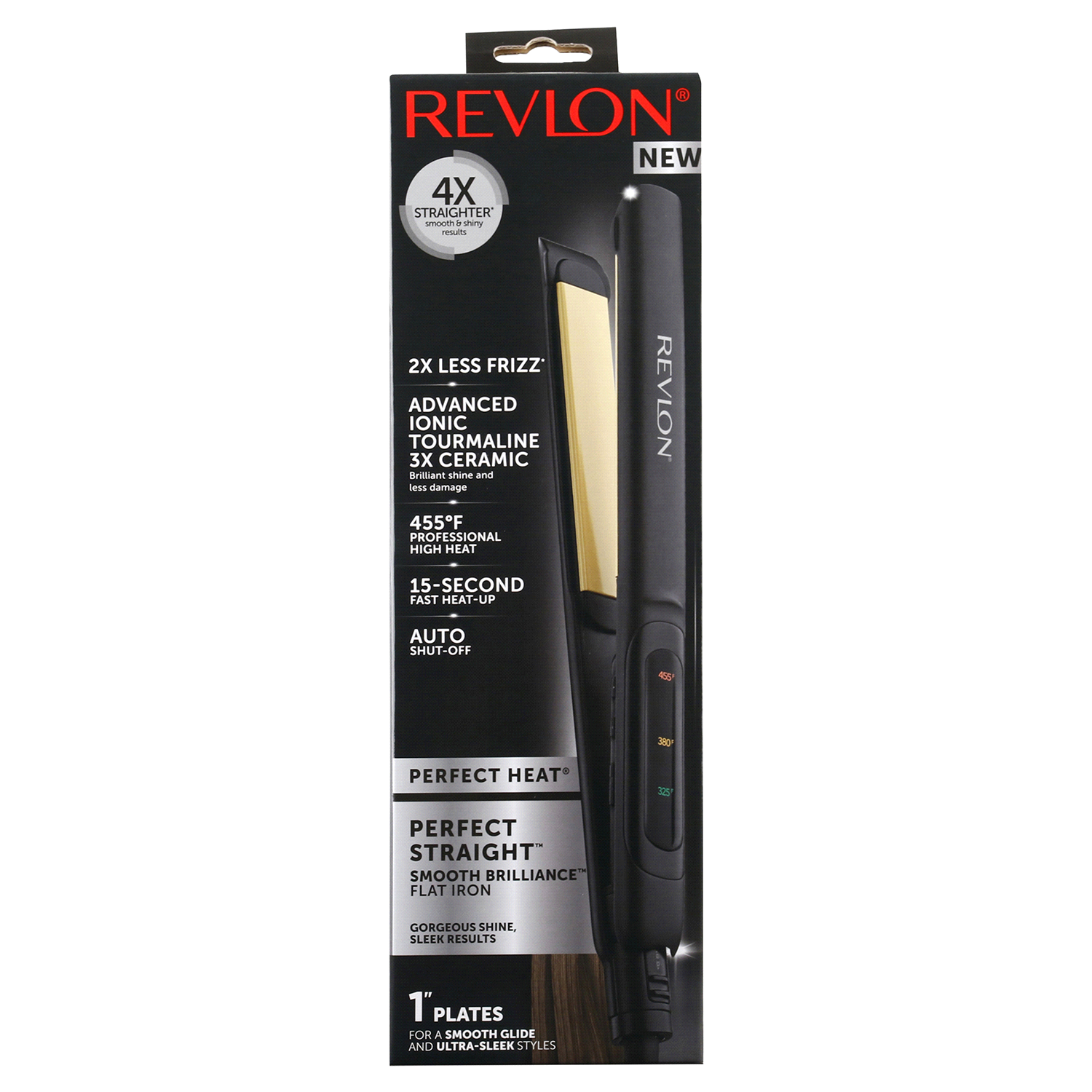 slide 2 of 2, Revlon 1 inch Plates Flat Iron 1 ea, 1 ct