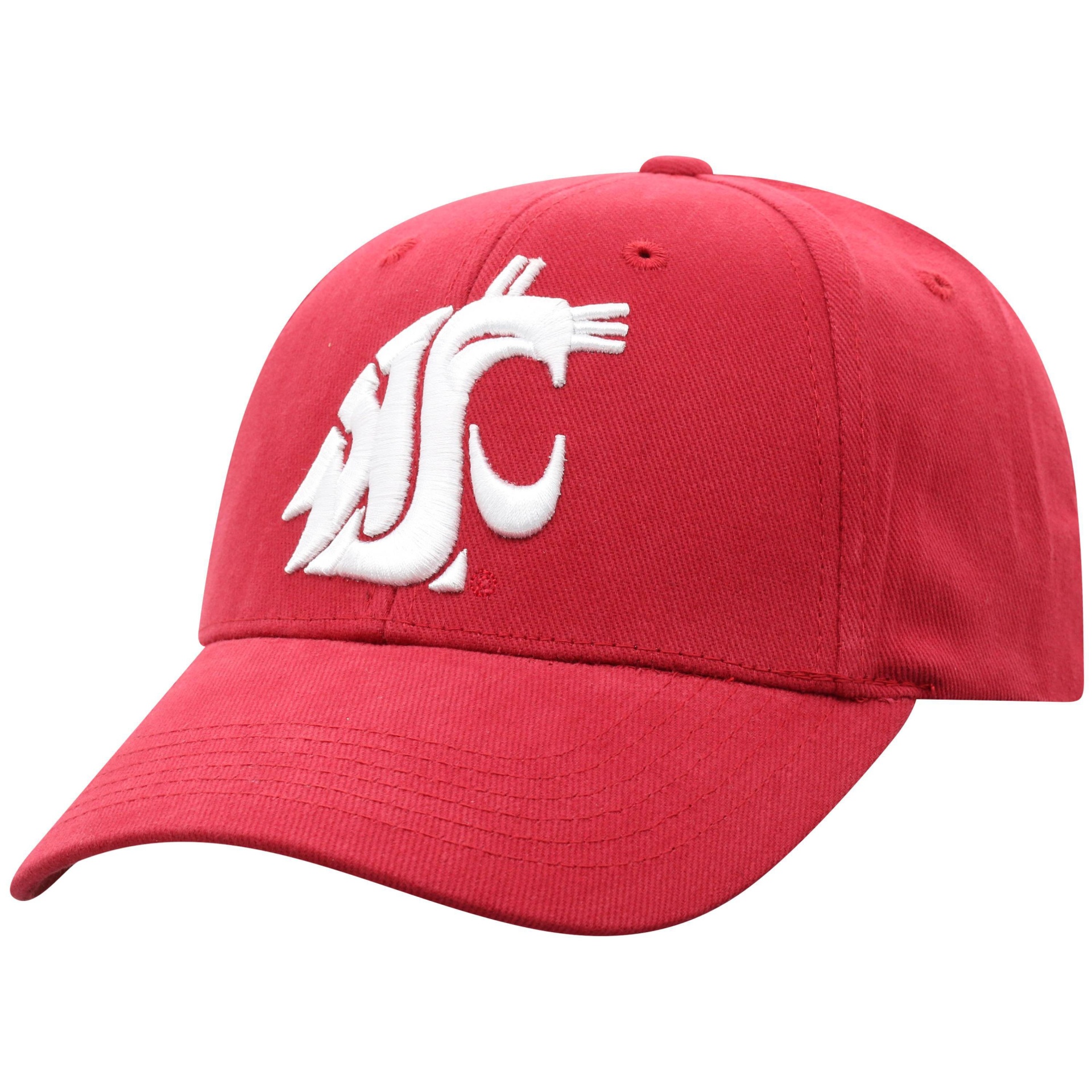 slide 1 of 2, NCAA Washington State Cougars Men's Structured Brushed Cotton Hat, 1 ct