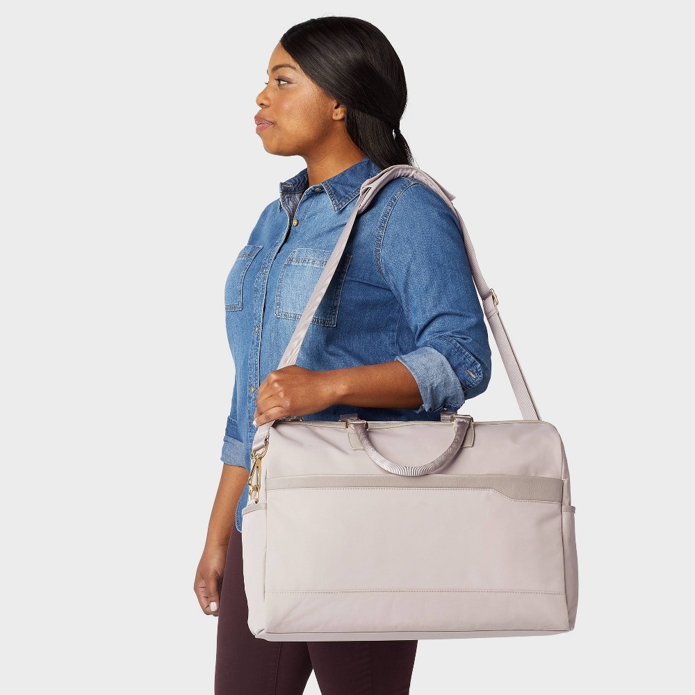 Signature Weekender Bag Taupe - Open Story™ : Target