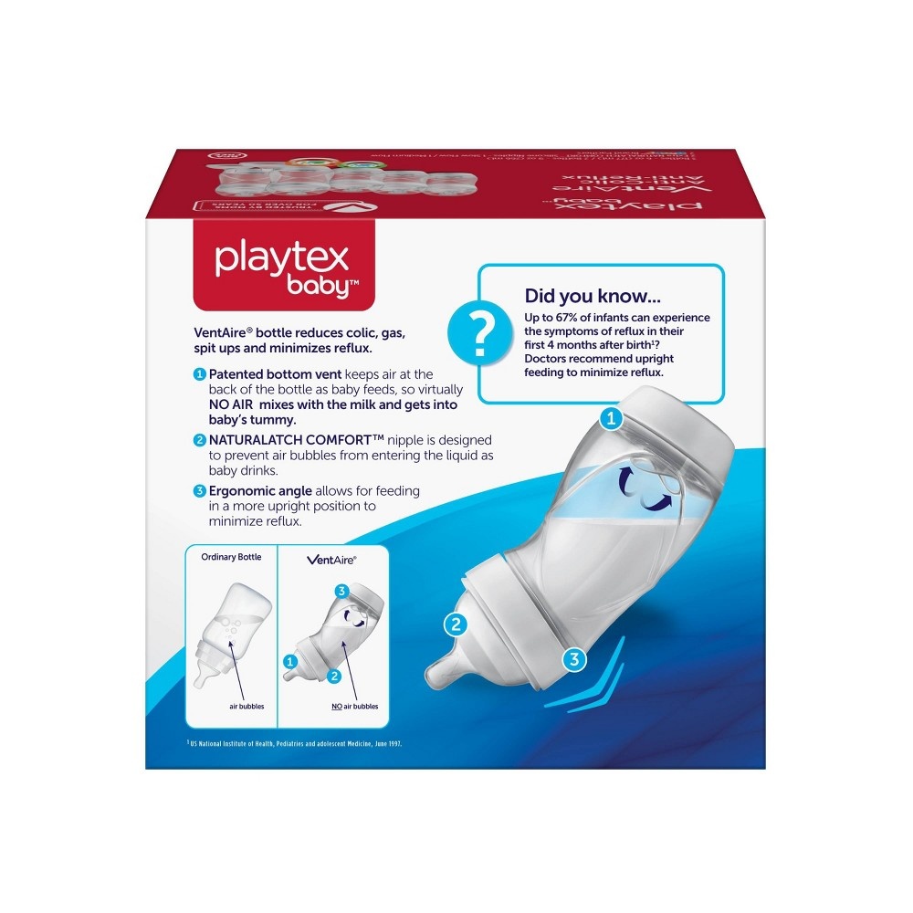 slide 12 of 14, Playtex Baby VentAire Anti-Colic Baby Bottle Gift Set, 1 ct