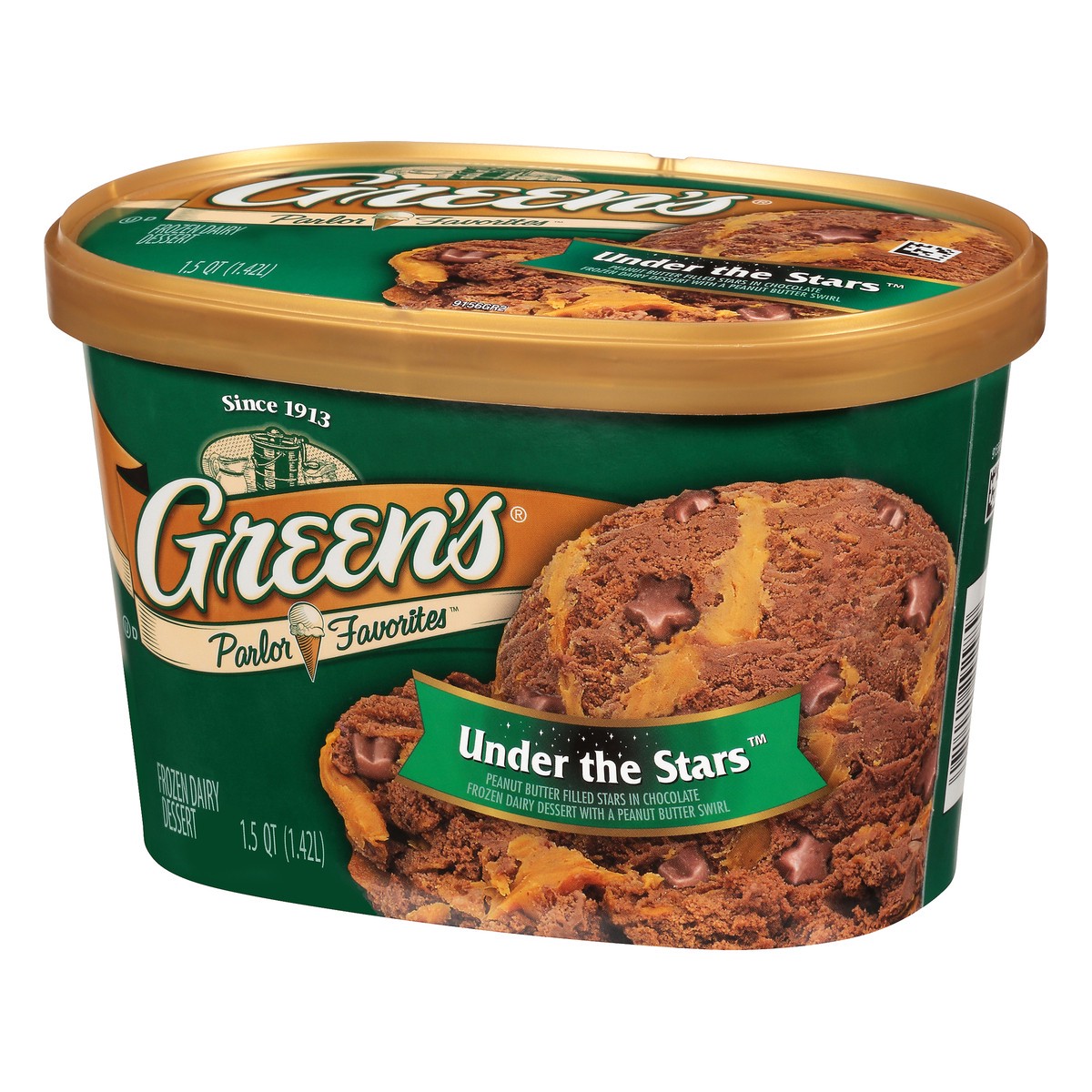 slide 5 of 10, Green's Parlor Favorites Under the Stars Frozen Dairy Dessert 1.5 qt. Carton, 1.42 liter