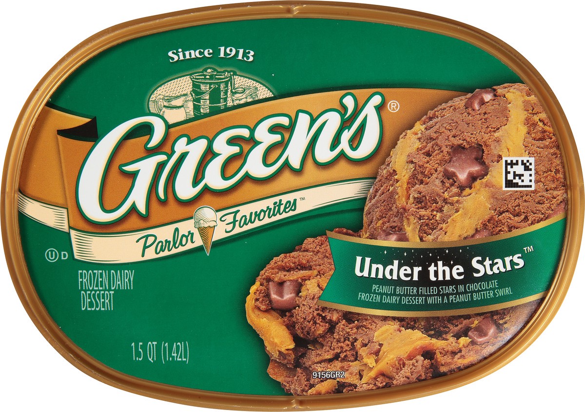 slide 7 of 10, Green's Parlor Favorites Under the Stars Frozen Dairy Dessert 1.5 qt. Carton, 1.42 liter