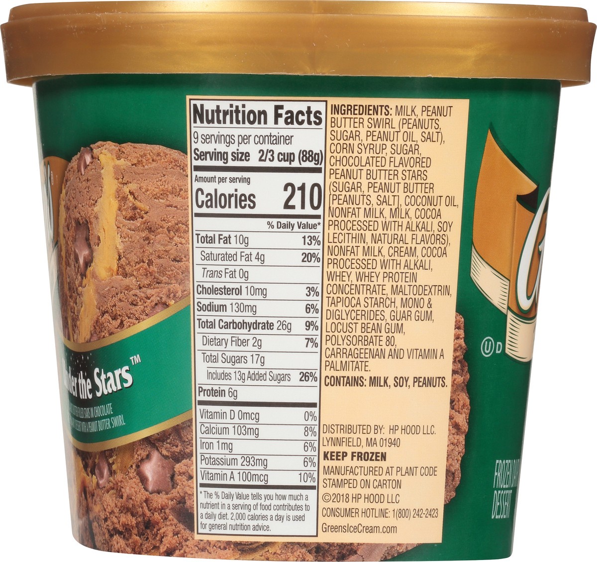 slide 8 of 10, Green's Parlor Favorites Under the Stars Frozen Dairy Dessert 1.5 qt. Carton, 1.42 liter