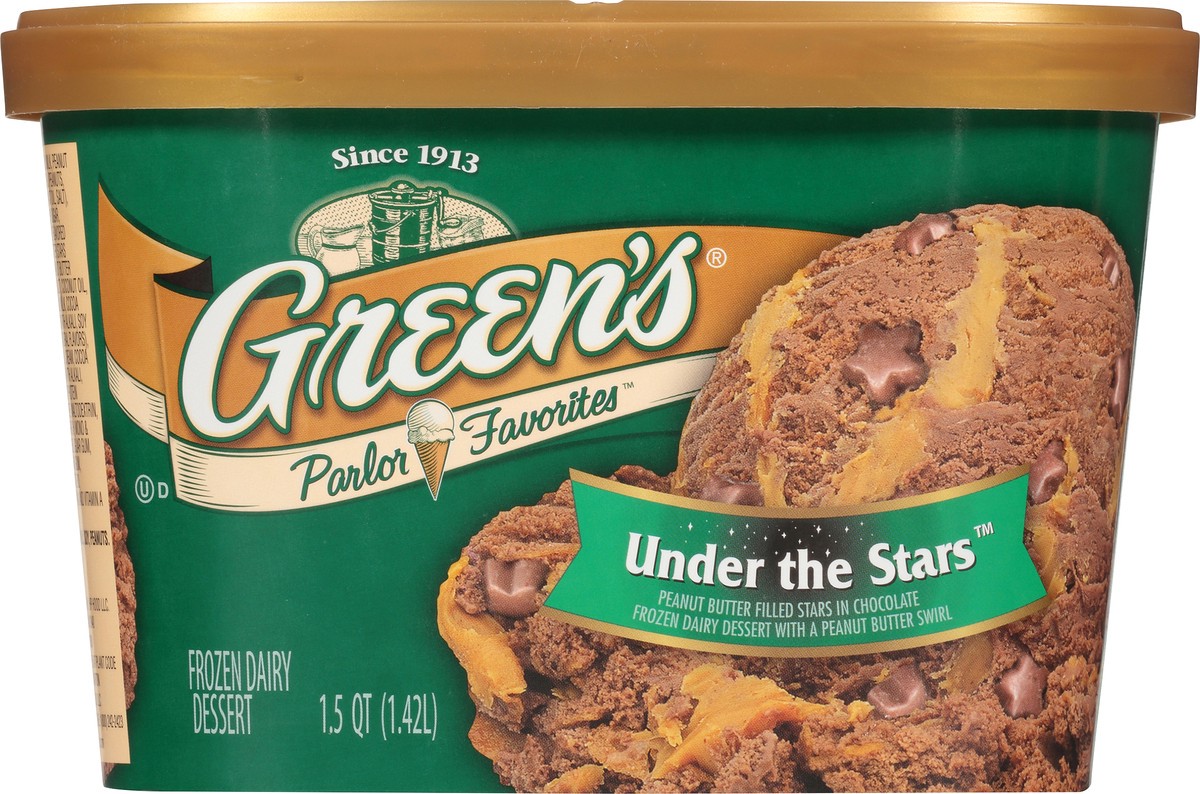 slide 3 of 10, Green's Parlor Favorites Under the Stars Frozen Dairy Dessert 1.5 qt. Carton, 1.42 liter