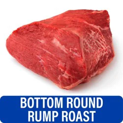 Choice Bottom Round Rump Roast Beef - 1 Roast