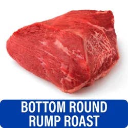 Choice Bottom Round Rump Roast Beef - 1 Roast