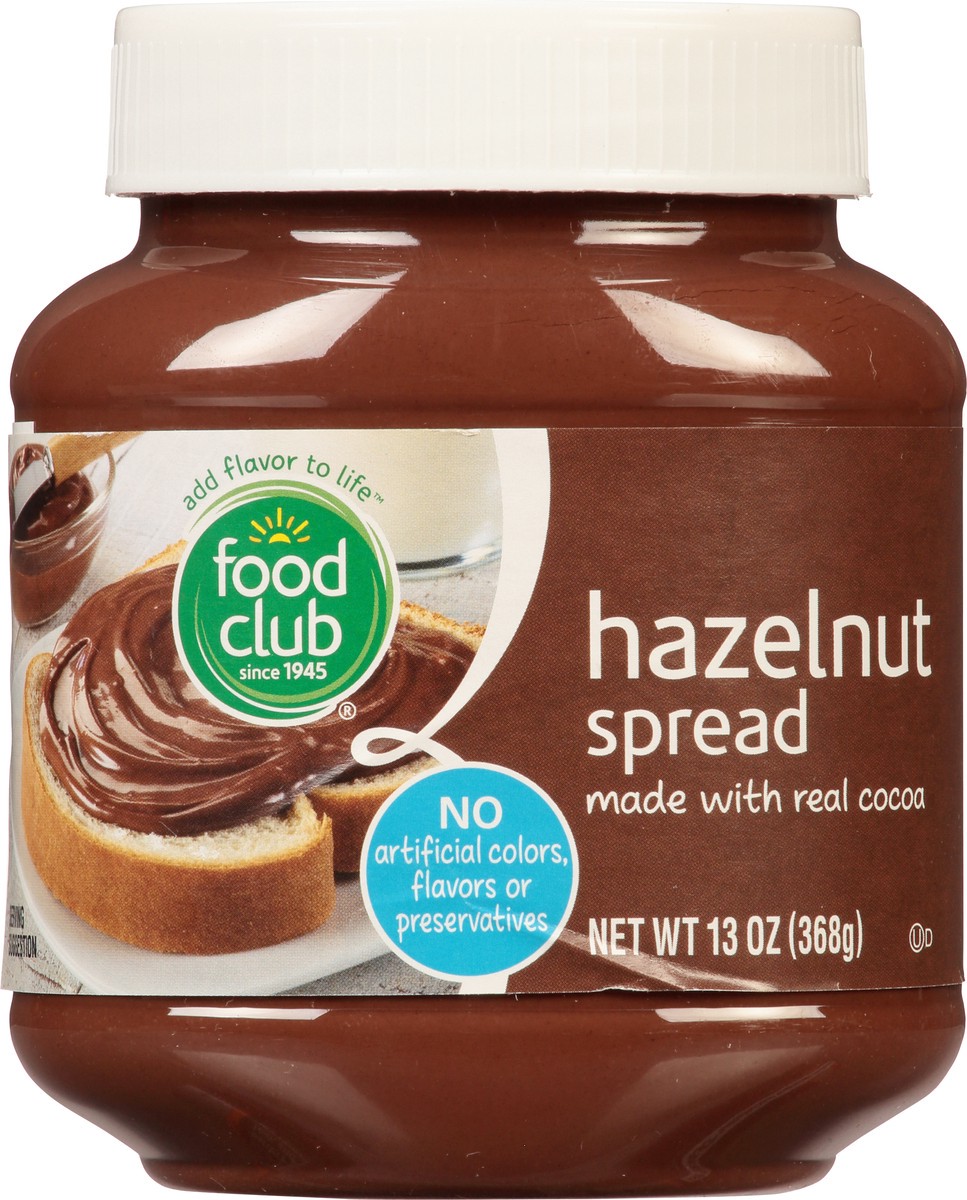 slide 8 of 10, Food Club Creamy Hazelnut & Cocoa Spread, 13 oz