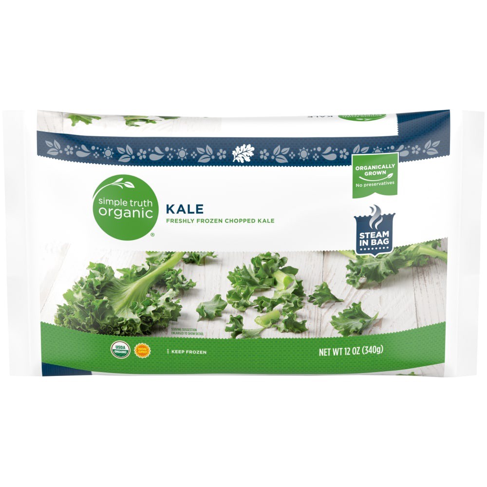 slide 1 of 3, Simple Truth Organic Chopped Kale, 12 oz