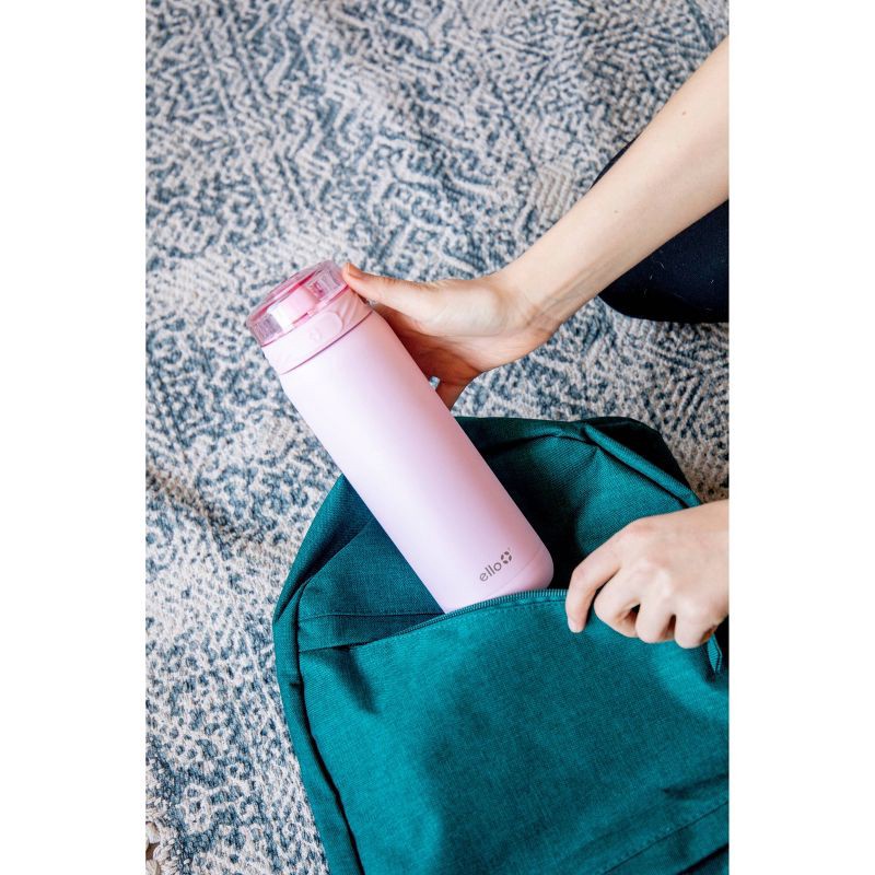 slide 7 of 7, Ello Cooper 22oz Stainless Steel Water Bottle Pink, 1 ct