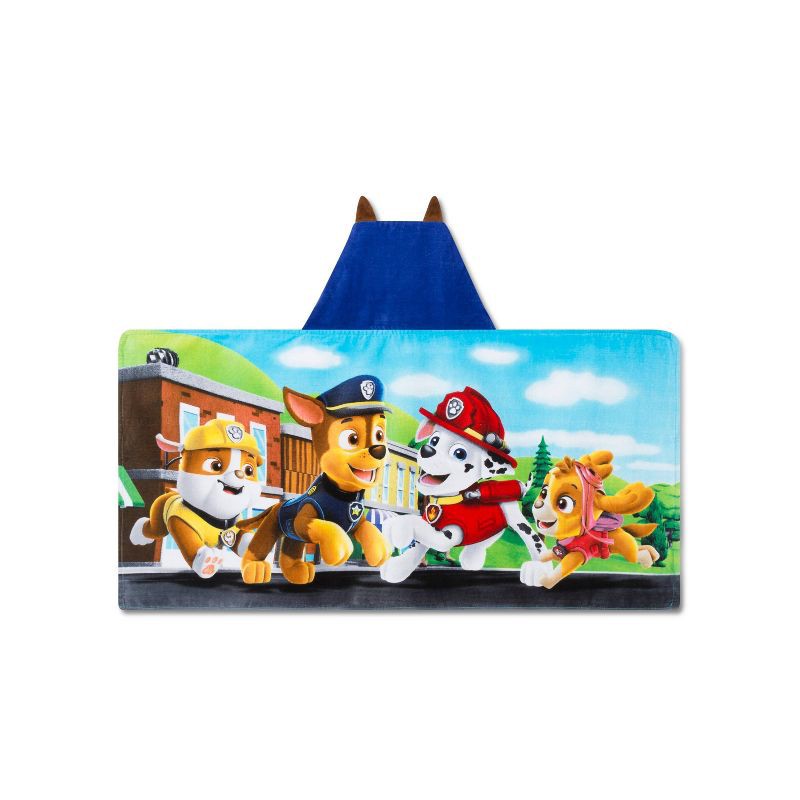 slide 2 of 3, PAW Patrol Paws Rule Kids' Hooded Bath Towel, 1 ct